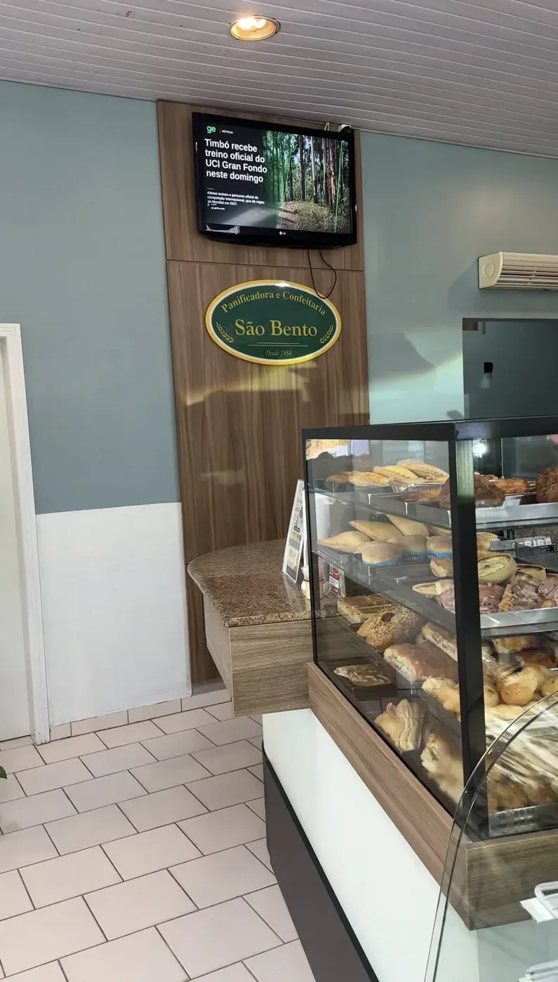 Tela da KIMO instalada na Panificadora São Bento, em São Bento do Sul